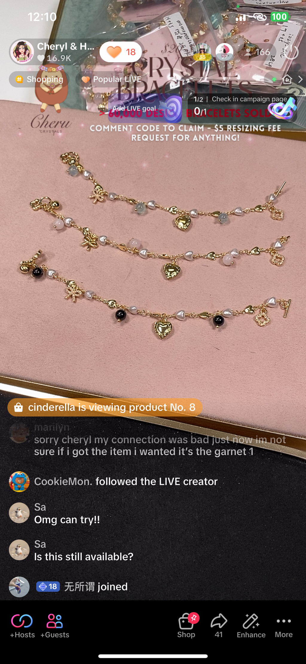 *Luna&Lithoss* Dangly V2 with Ribbon, Heart Locket & Mini Clover Natural Crystal Bracelet (OT Clasp)