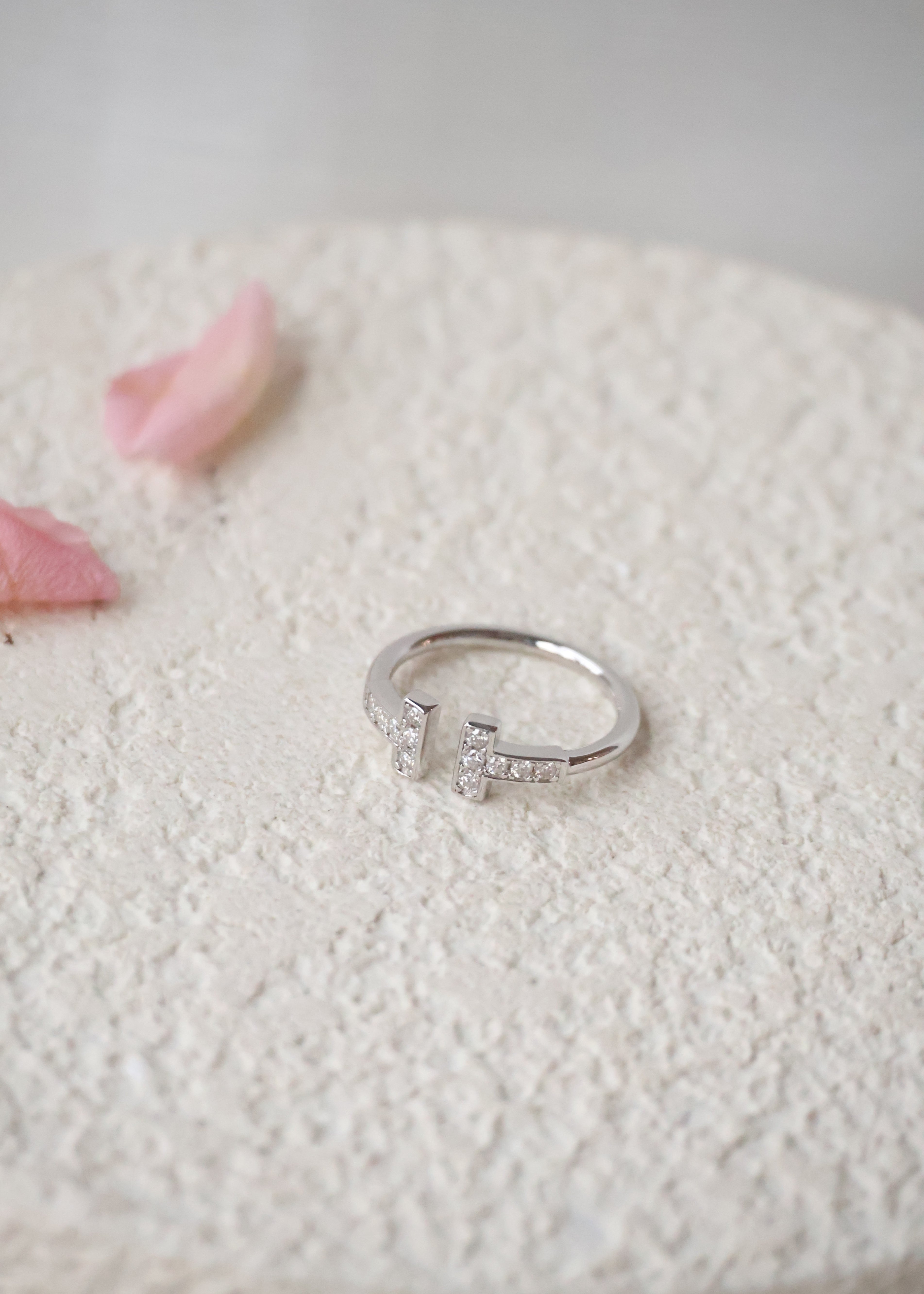 *Luna&Lithoss* Valentina Moissanite Ring AU750