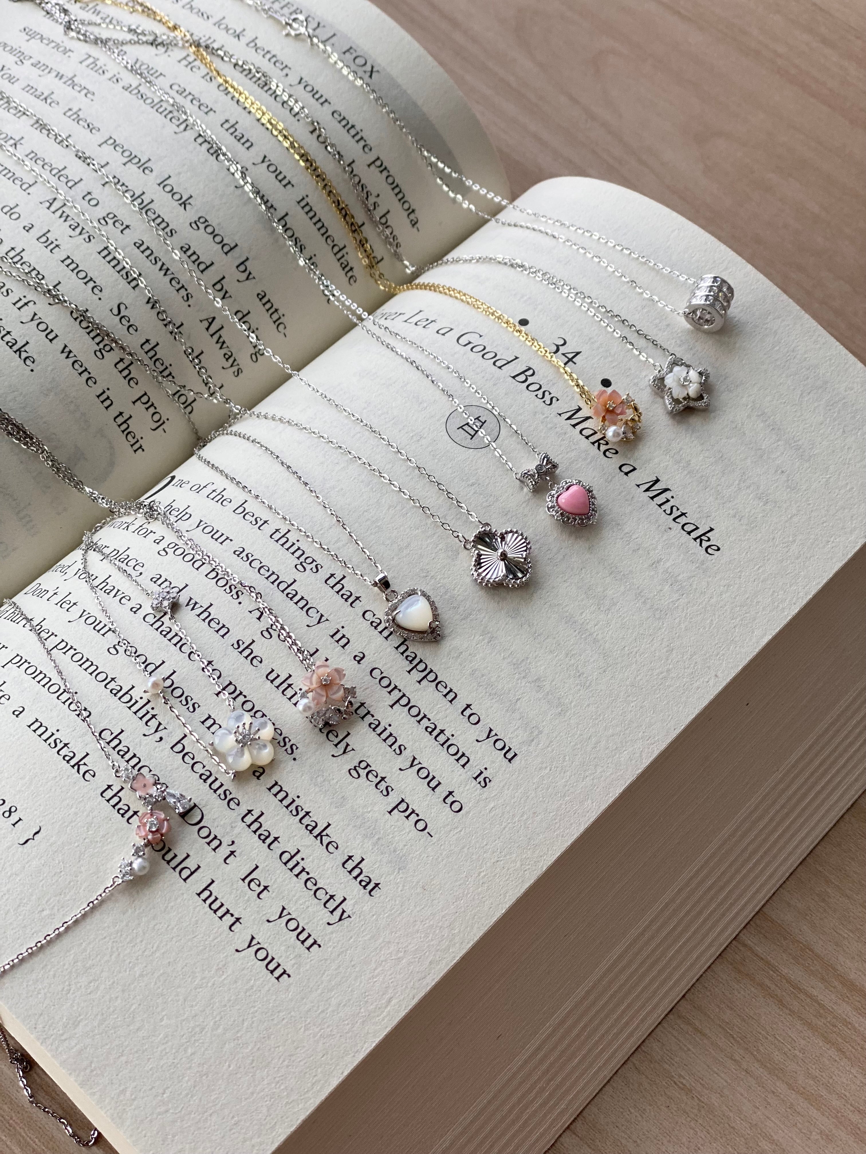 *Luna&Lithoss* S925 Silver Necklaces