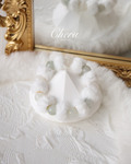 *Luna&Lithoss* Snowveil - 12mm Nephrite Jadeite