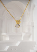 *Luna&Lithoss*  Fiona Clover S925 (Based) Gold Bracelet