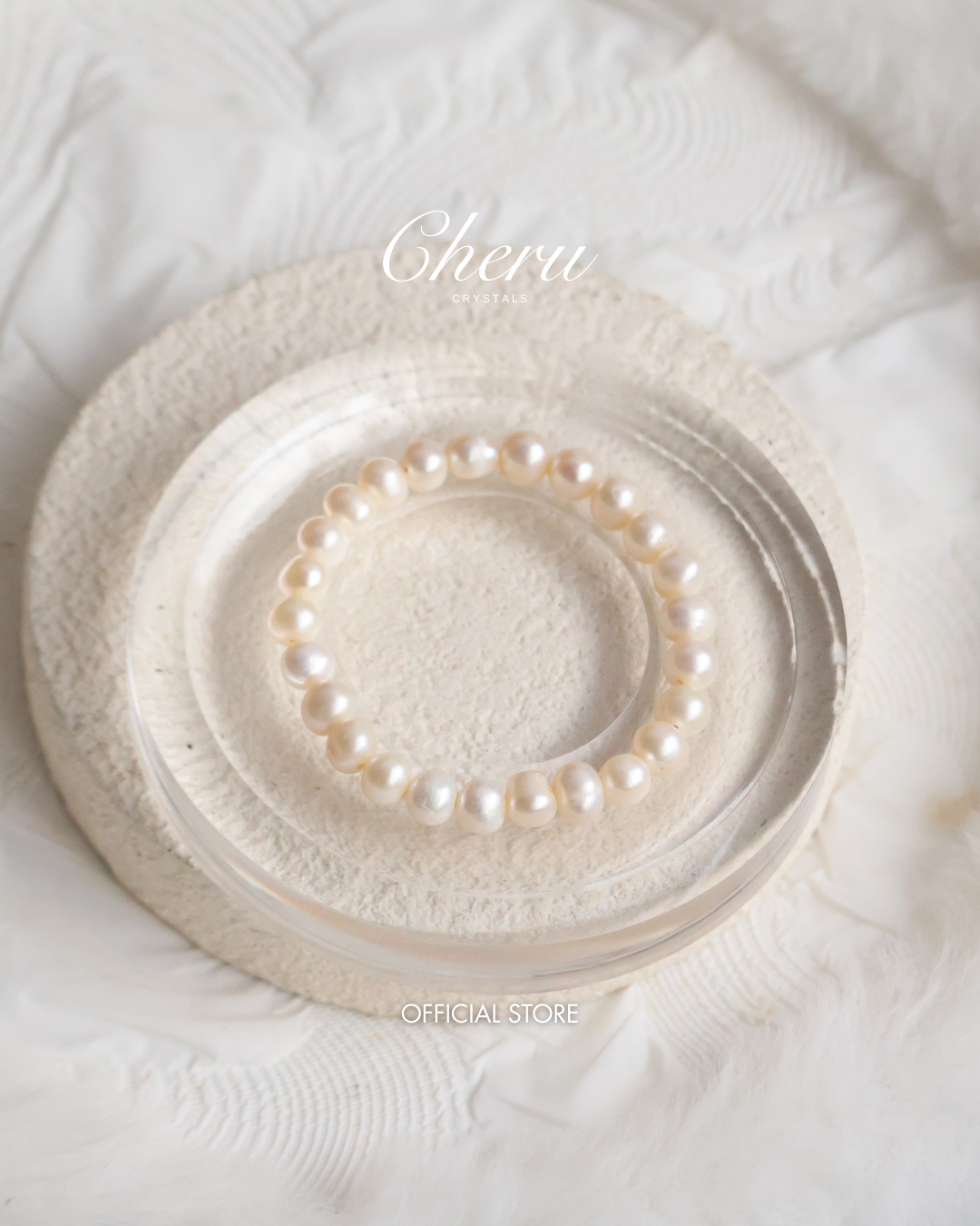 Freshwater Pearls ¡ª 8mm Bracelet | (Elastic)