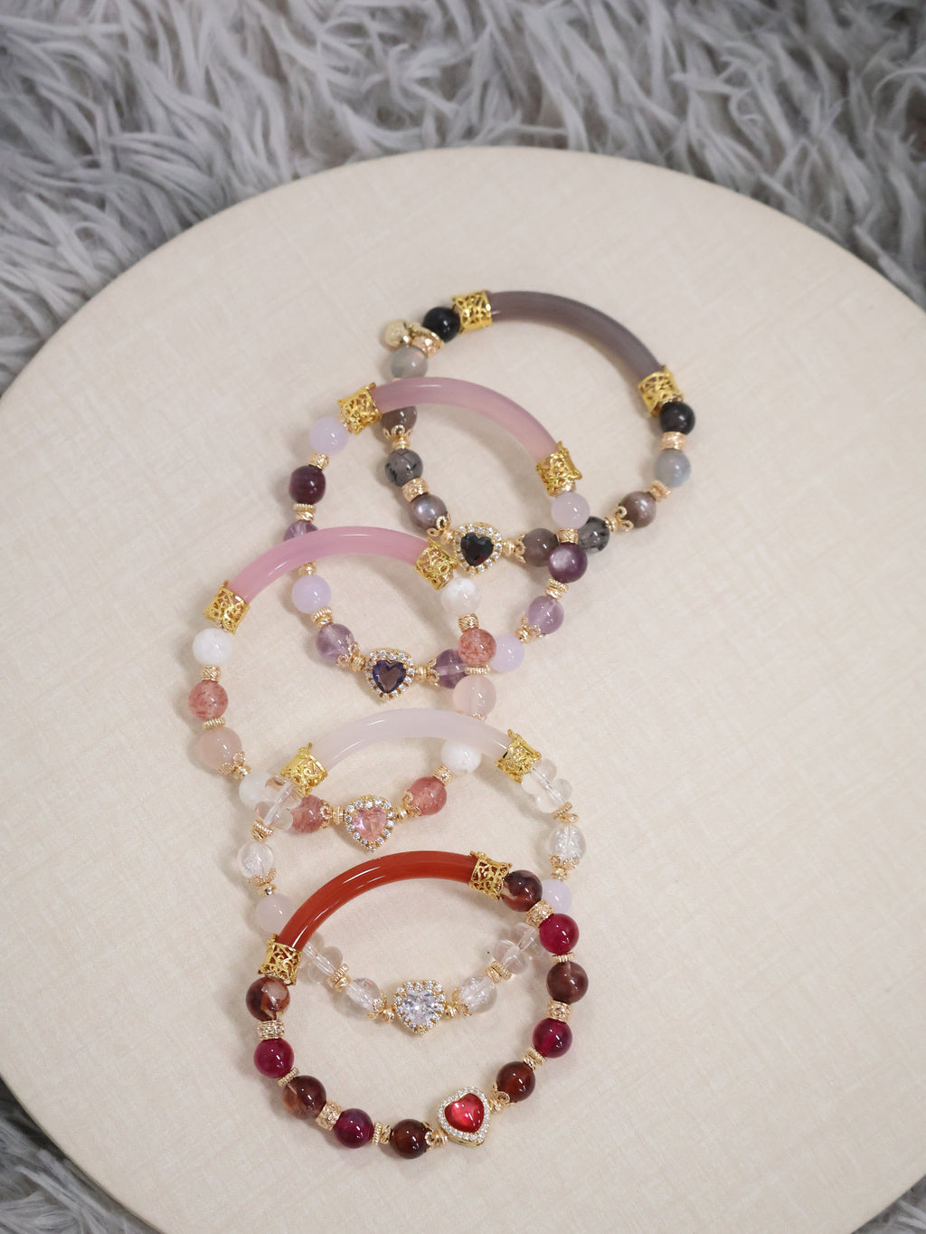 *Luna&Lithoss* 8mm Heartfilia Bangle Collection