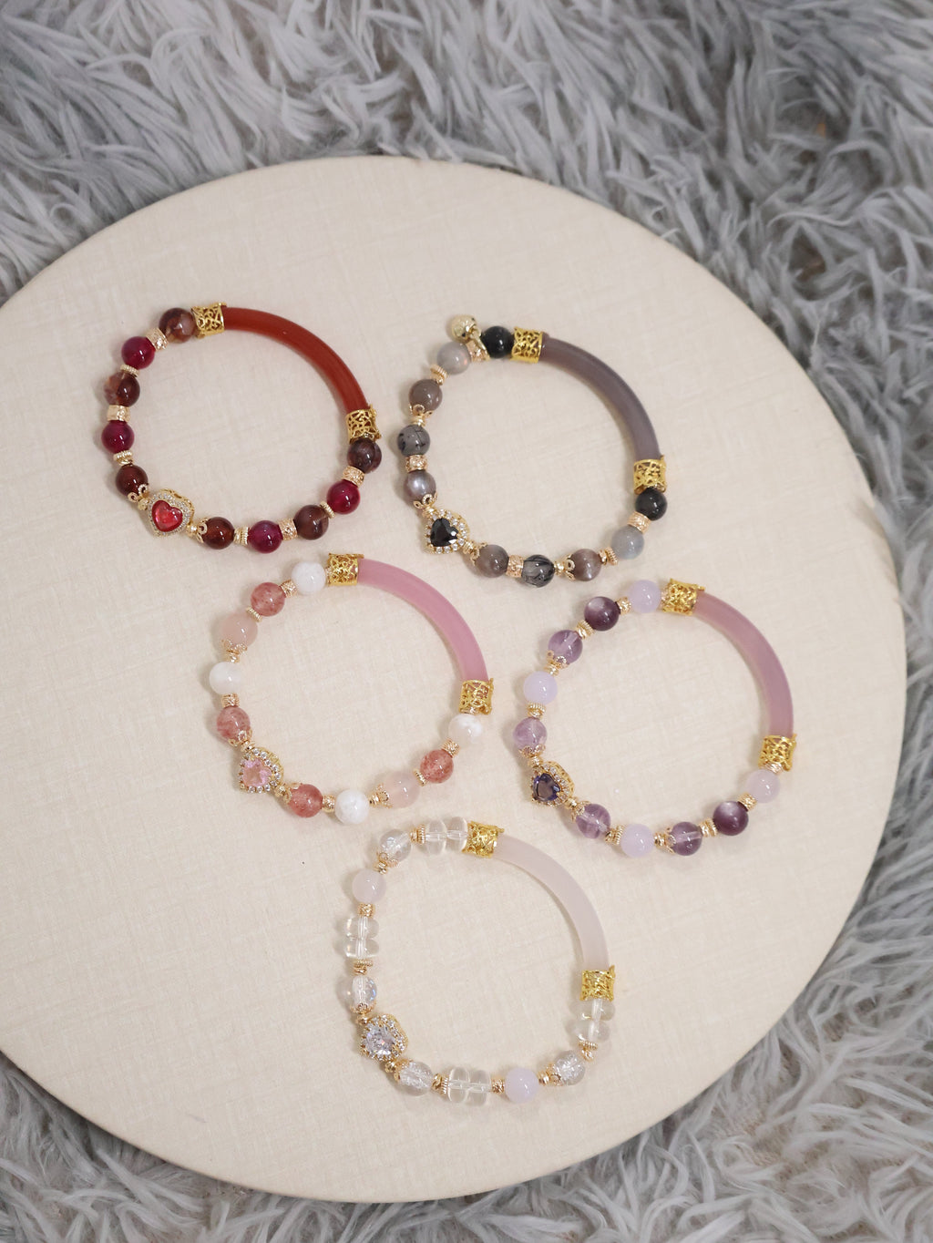 *Luna&Lithoss* 8mm Heartfilia Bangle Collection