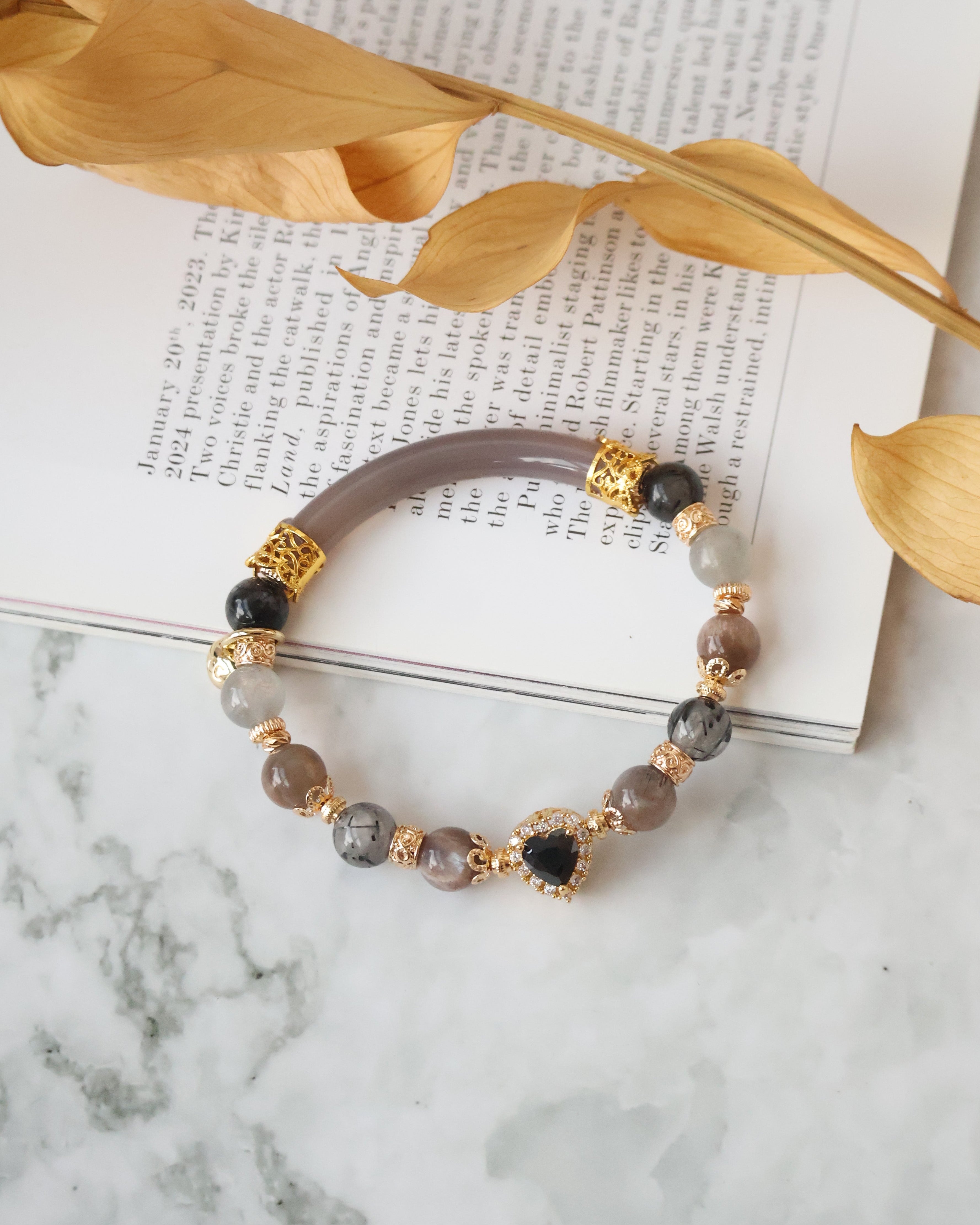*Luna&Lithoss* 8mm Heartfilia Bangle Collection