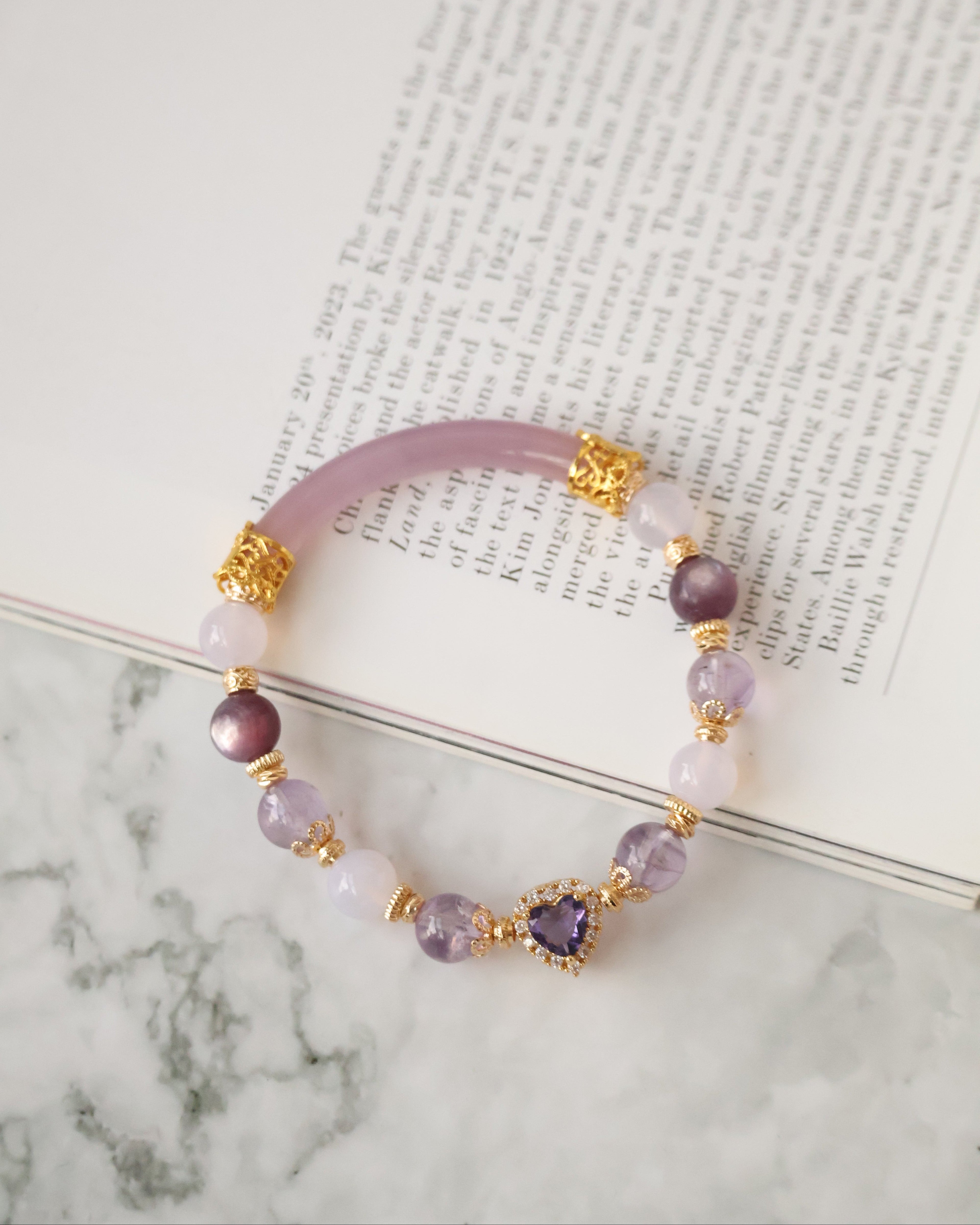 *Luna&Lithoss* 8mm Heartfilia Bangle Collection