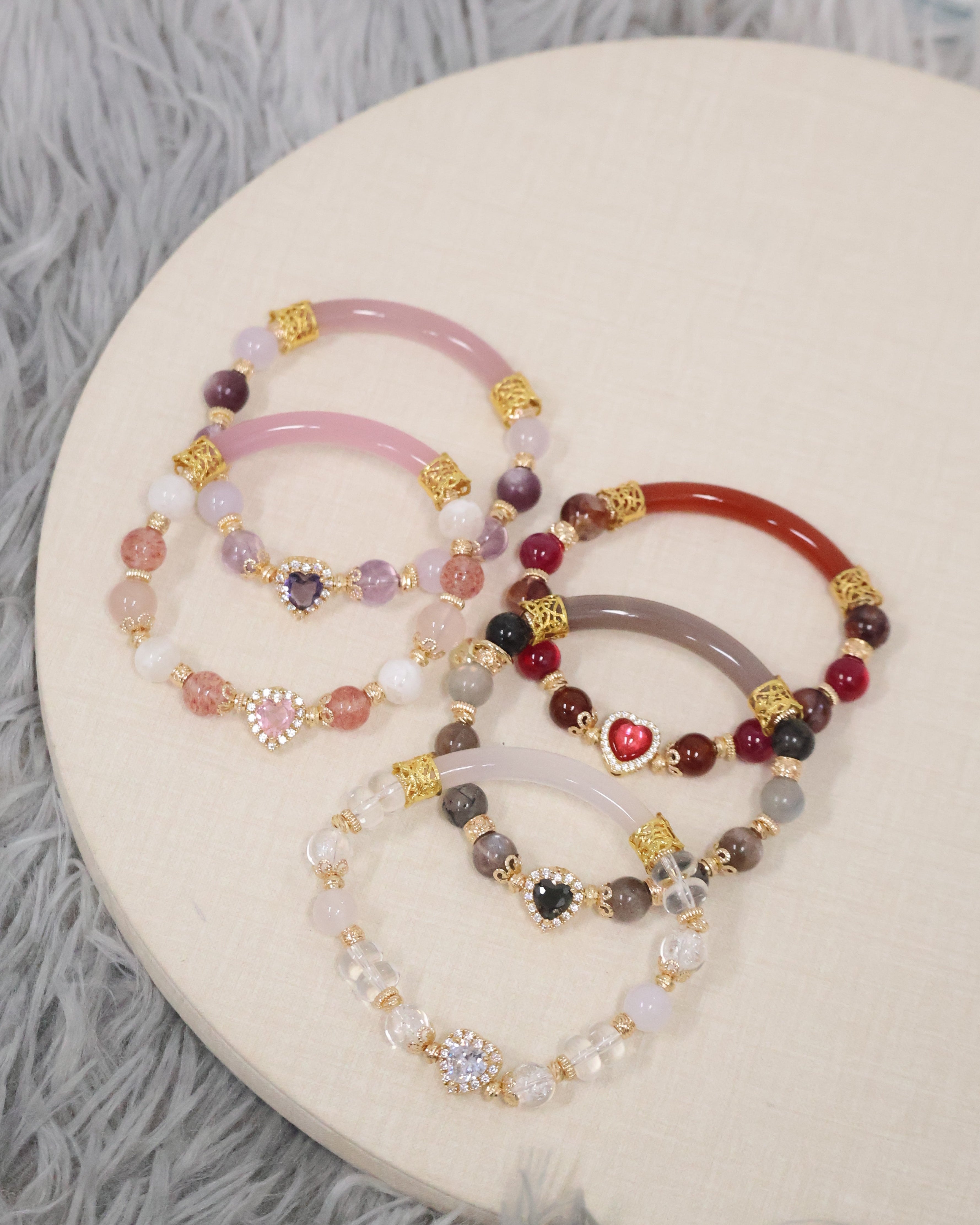 *Luna&Lithoss* 8mm Heartfilia Bangle Collection