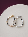 Labradorite, Citrine & Black Gold Super 7 Pixiu Crystal Bracelet ¡ª 6mm (OT Clasp, Elastic)