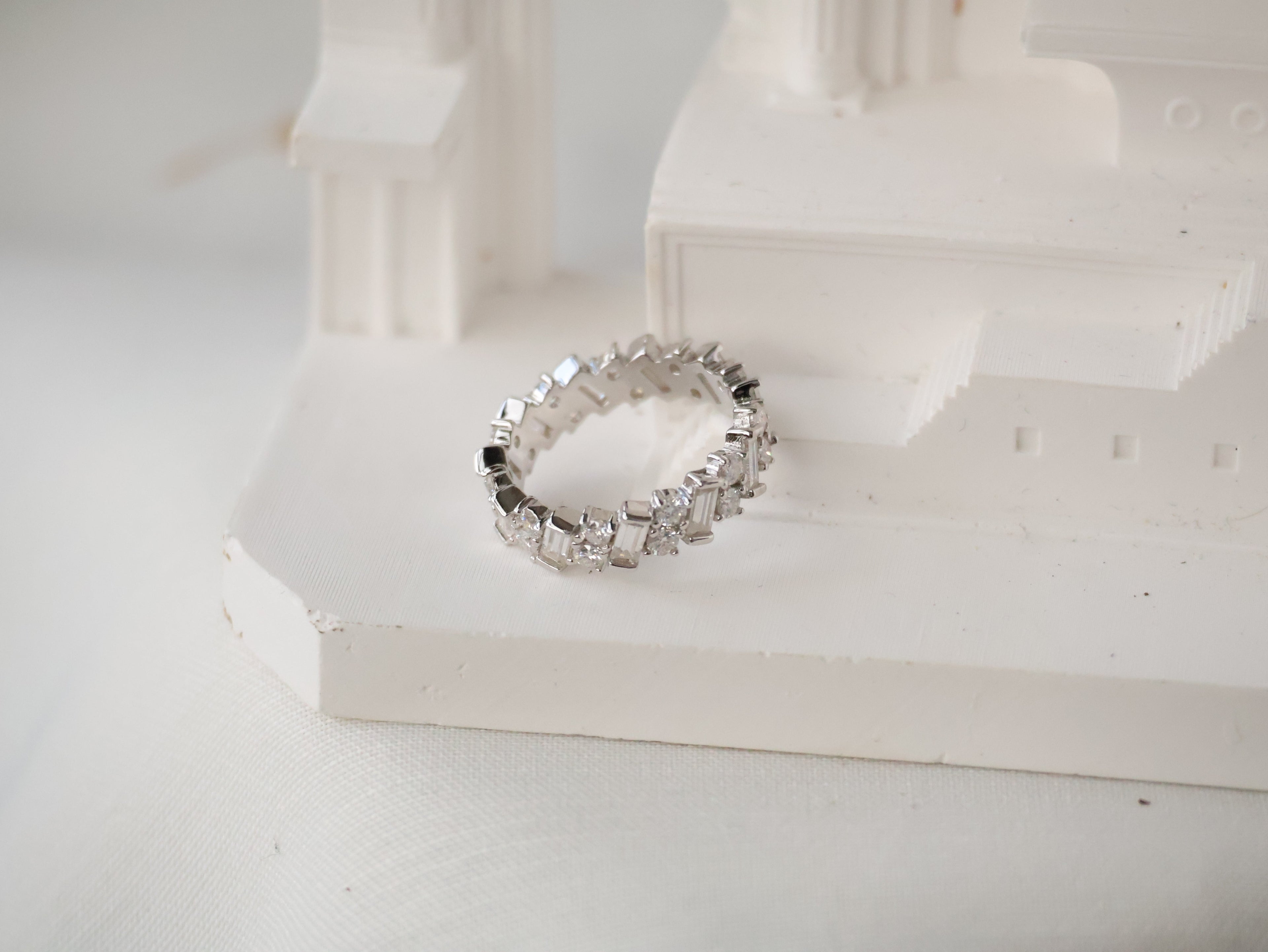 *Luna&Lithoss* Rochelle Moissanite Ring AU750