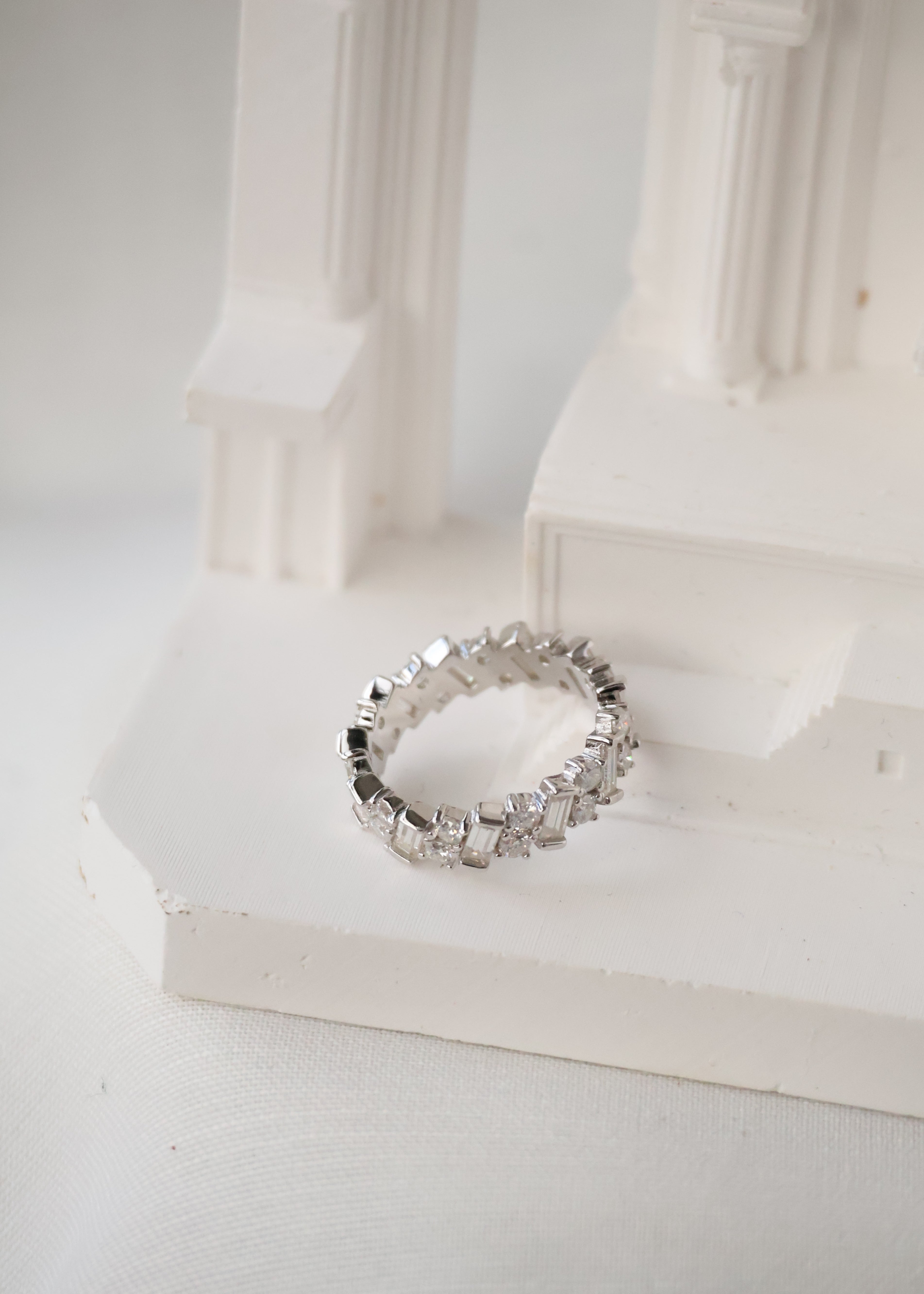 *Luna&Lithoss* Rochelle Moissanite Ring AU750