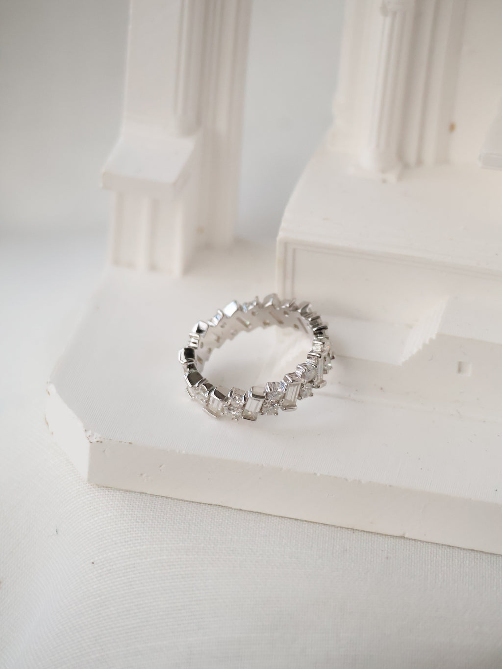 *Luna&Lithoss* Rochelle Moissanite Ring AU750