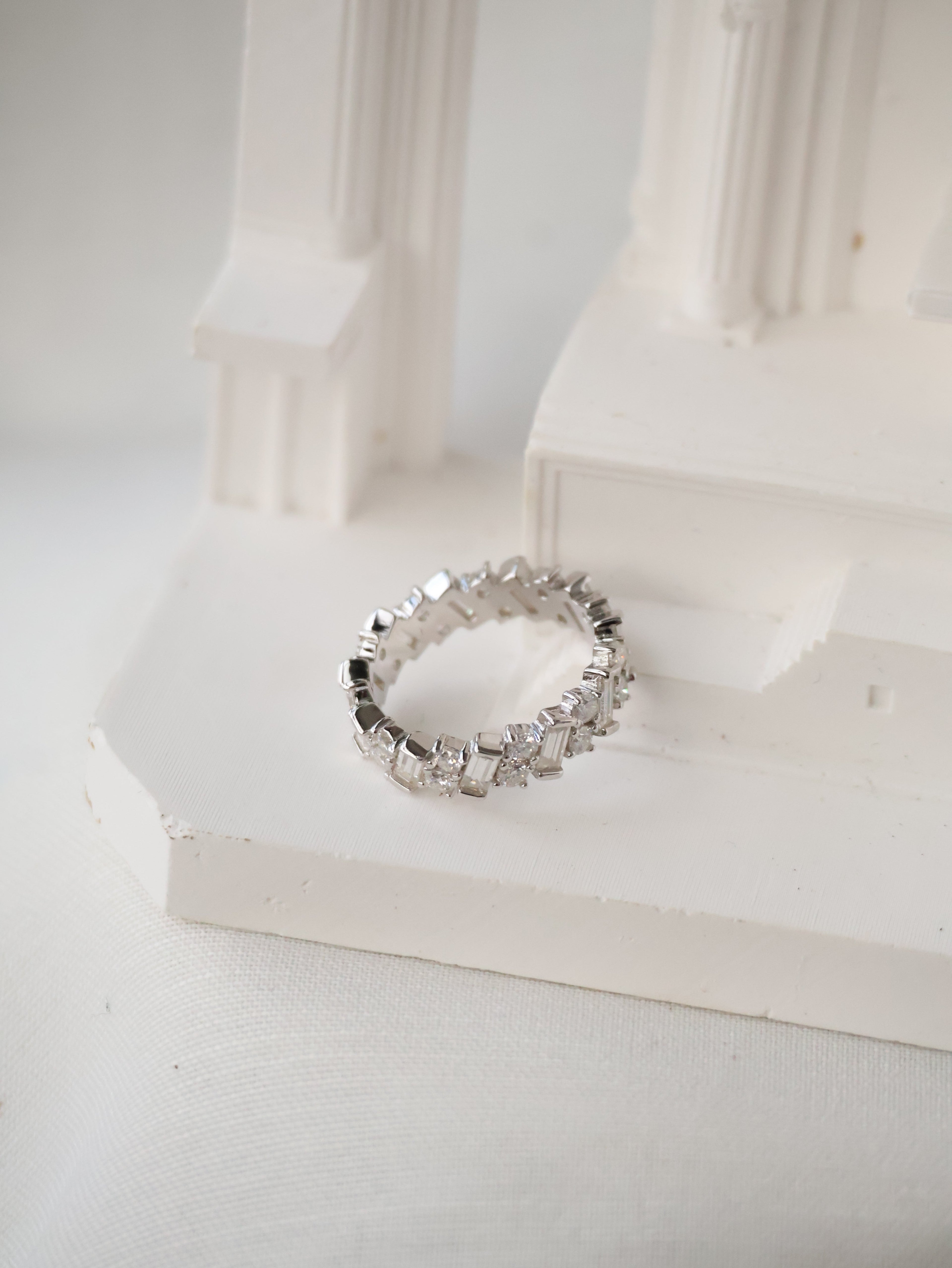 *Luna&Lithoss* Rochelle Moissanite Ring AU750
