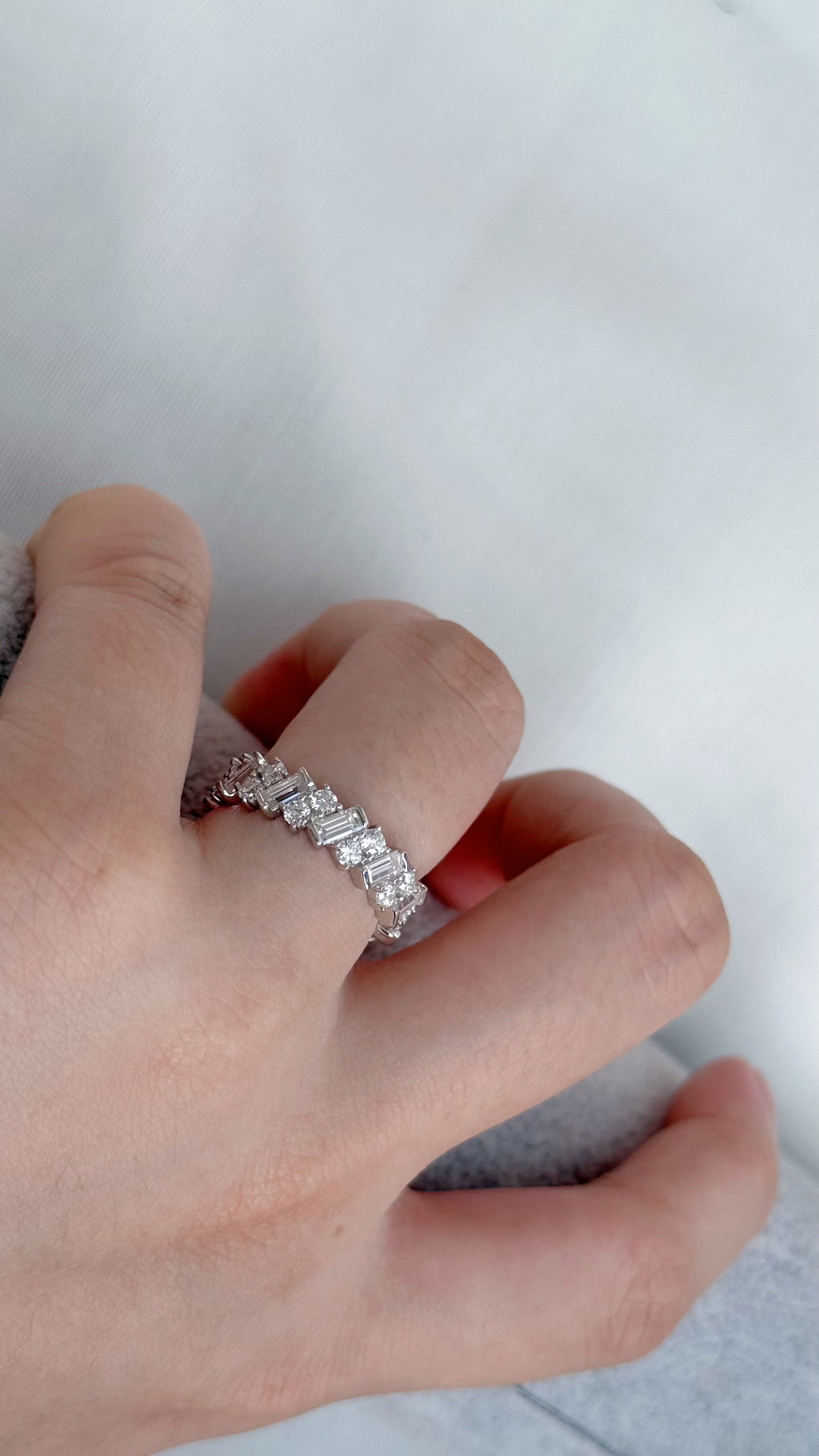 *Luna&Lithoss* Rochelle Moissanite Ring AU750