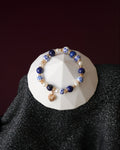 Lapis Lazuli Crystal Bracelet ¡ª Chinese Porcelain Inspired | 8mm (Elastic)