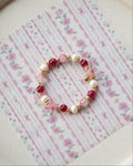 Rhodonite, Ruby & Freshwater Pearl Crystal Bracelet ¡ª The Ultimate Collection | 8mm (Elastic)