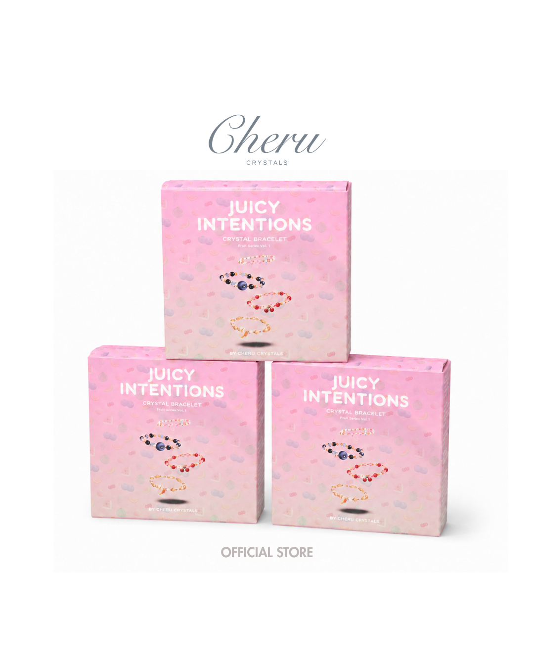 JUICY INTENTIONS: Limited Edition Crystal Bracelet Blind Box | Fruits Vol. 1