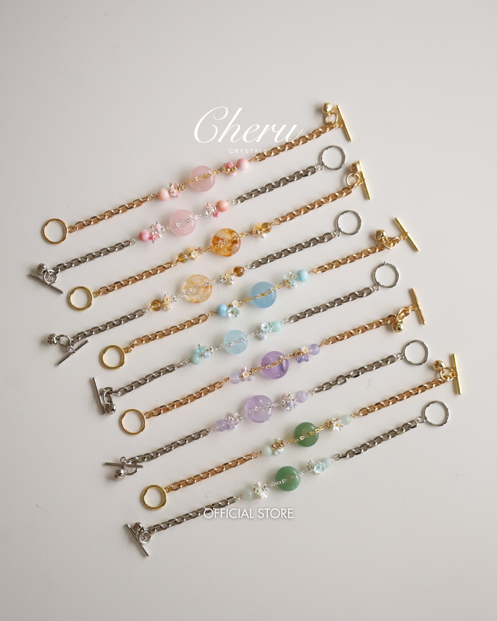 Coris Ping An Kou Crystal Chain ¡ª Series Design (OT Clasp, Chain)