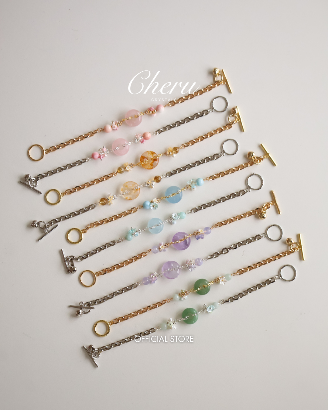 Coris Ping An Kou Crystal Chain ¡ª Series Design (OT Clasp, Chain)