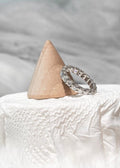 *Luna&Lithoss* Jessica Moissanite Eternity Wheel Tennis Ring AU750