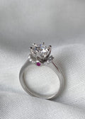 *Luna&Lithoss* Chasity 1CT Moissanite Gift Ring AU750