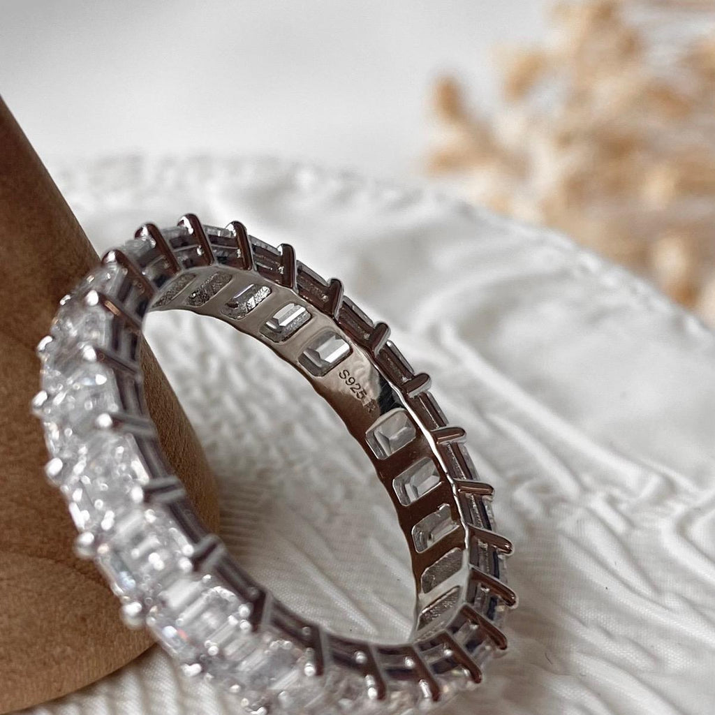 *Luna&Lithoss* Veronica S925 Tennis Ring Diamond Stimulant